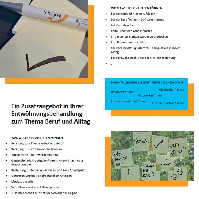 Abbildung eines Flyers für das Angebot Bora_TB